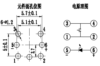 THBM03-A035NB-R-A 焊盘图